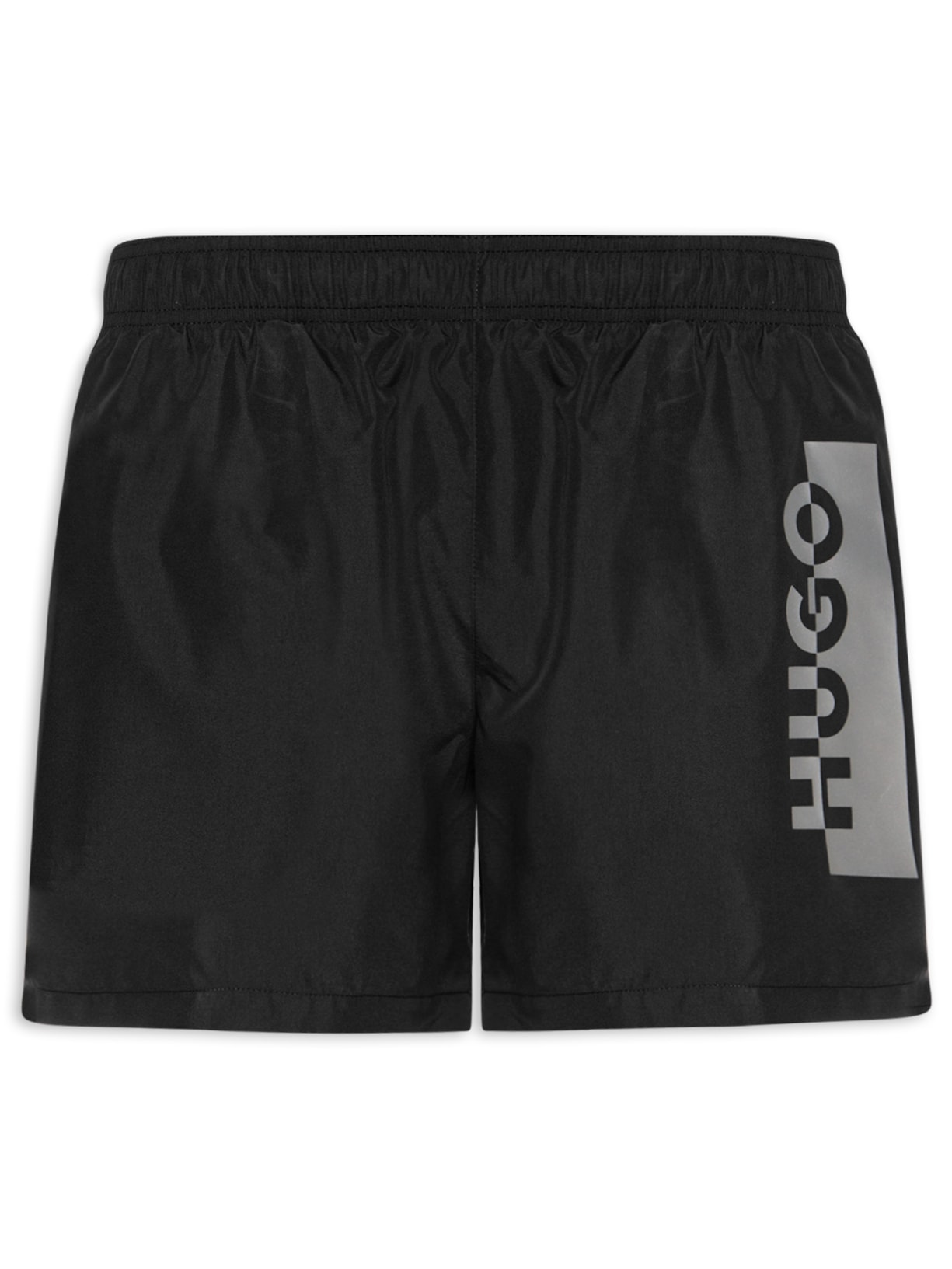 Short Beachwear Masculino Abas - Preto