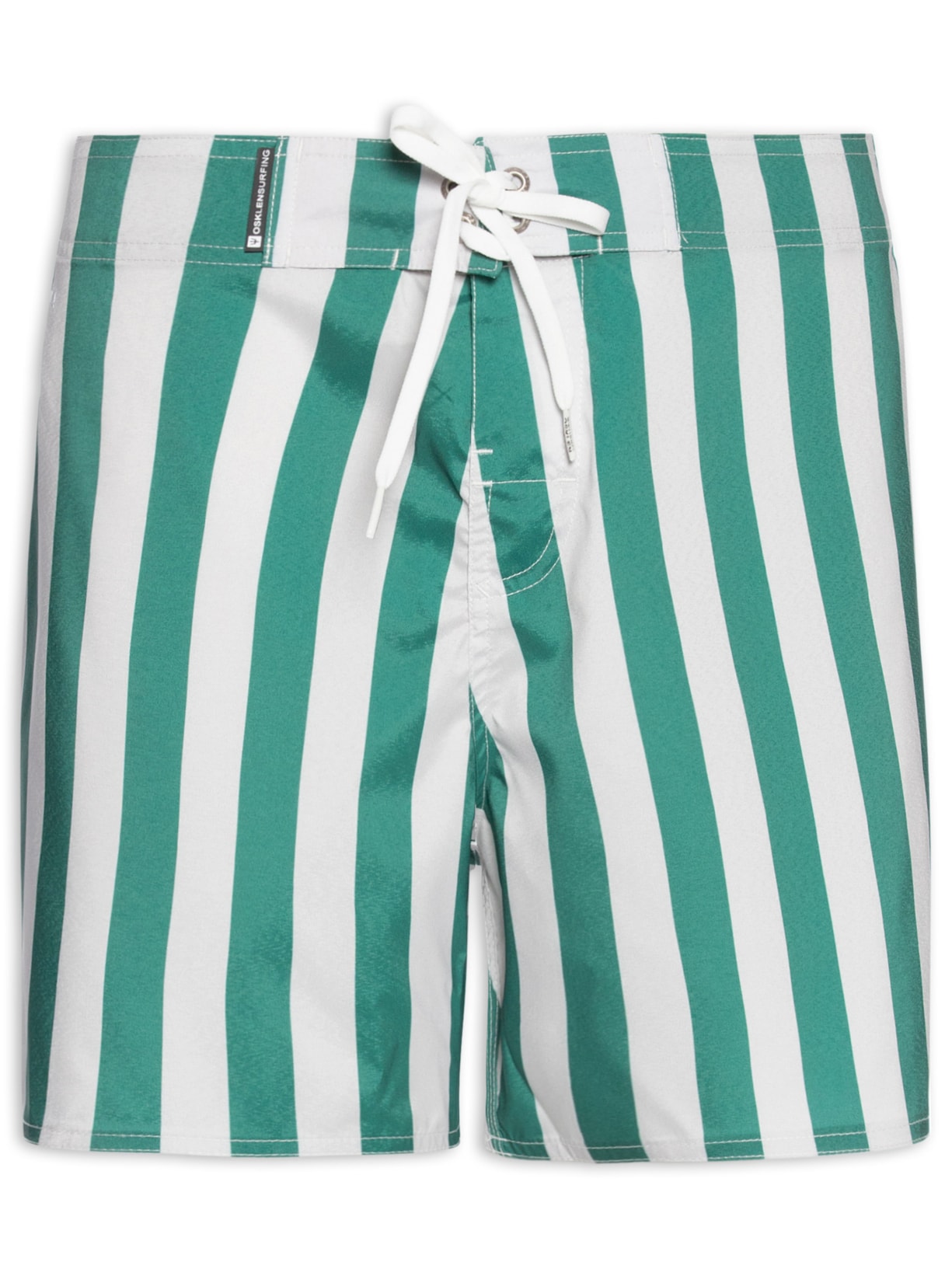 Short Beachwear Masculino Aquaone Flex Caiçara Stripe - Verde