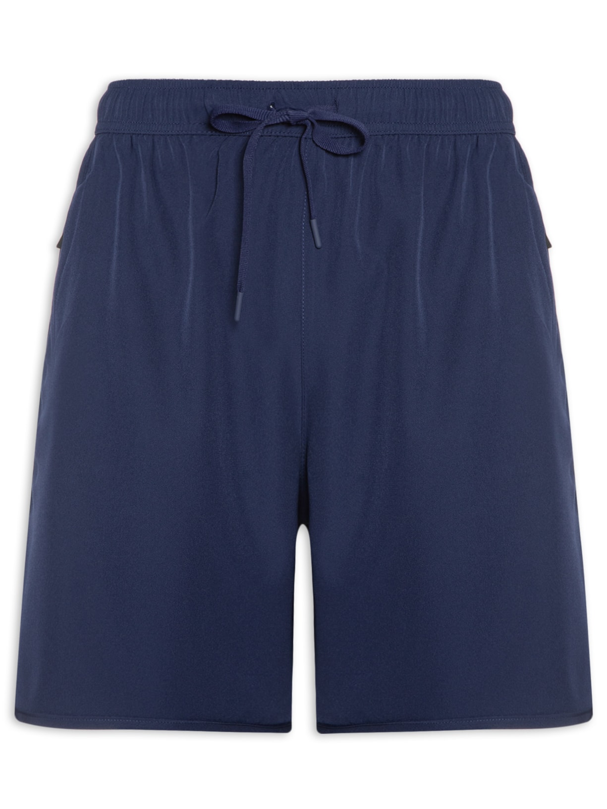 Short Beachwear Masculino com Zíper no B - Azul