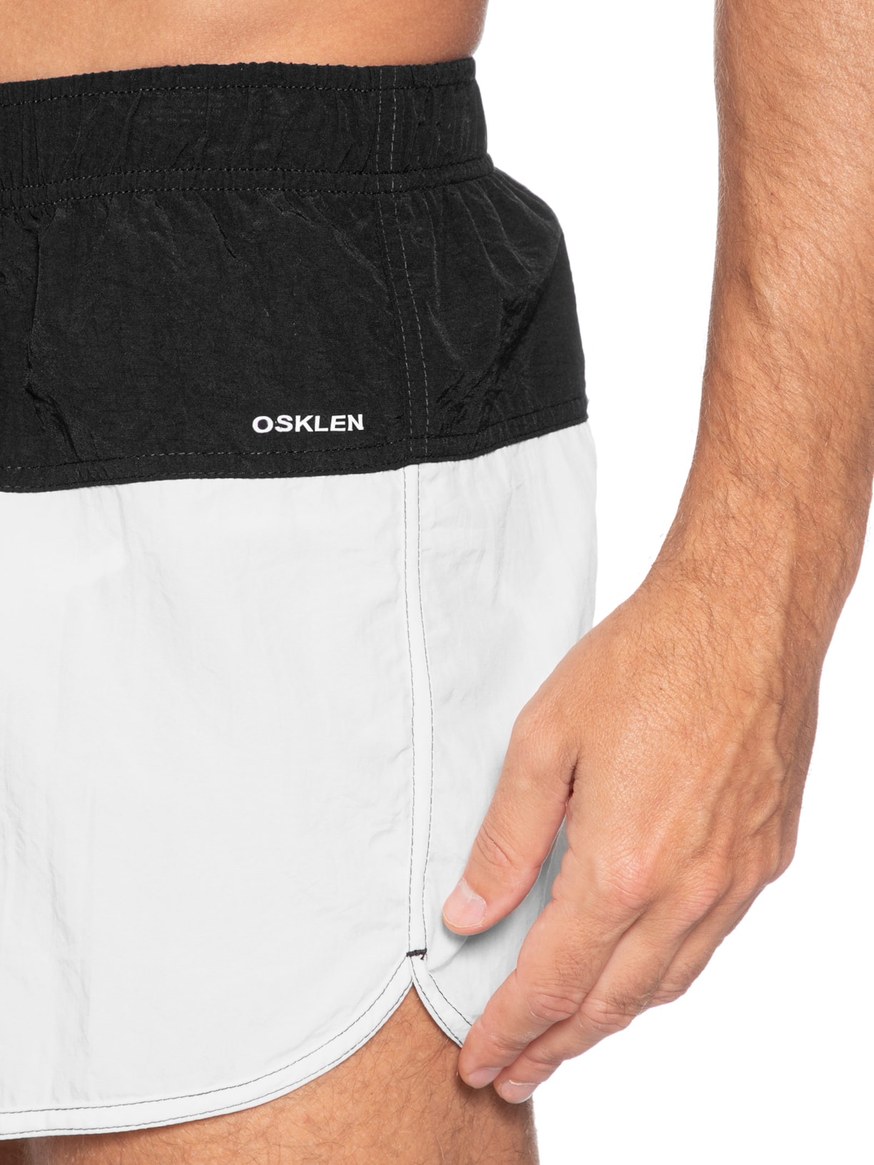 Short Beachwear Masculino Deep Flow Preto Osklen