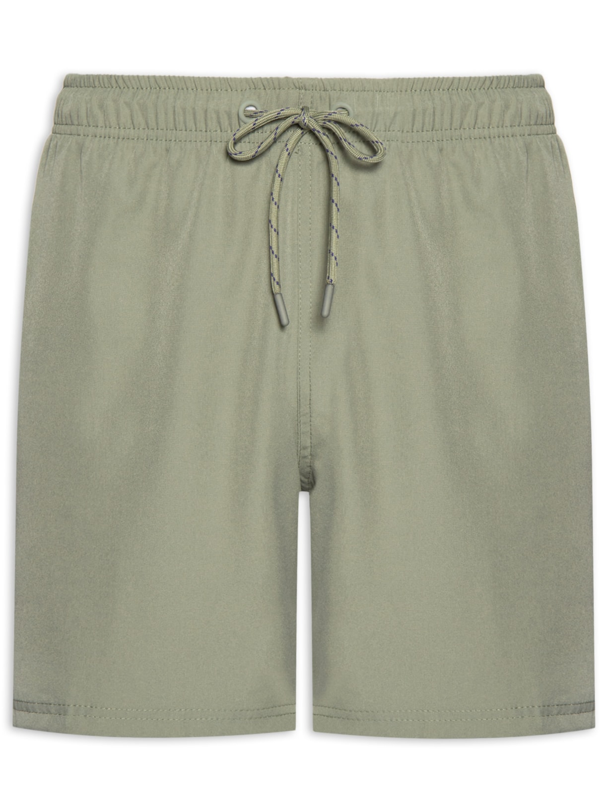 Short Beachwear Masculino Liso - Verde