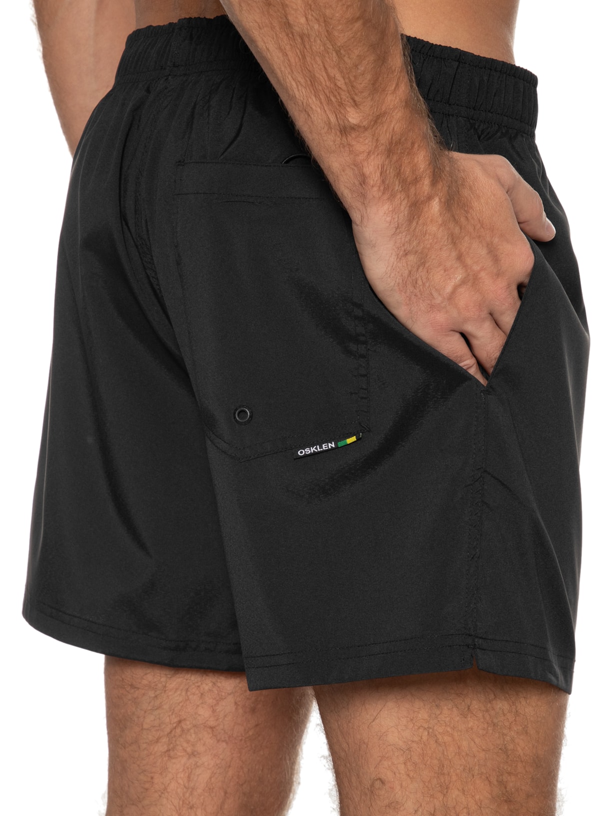 Short Beachwear Masculino New Aquaone Flex Preto Osklen