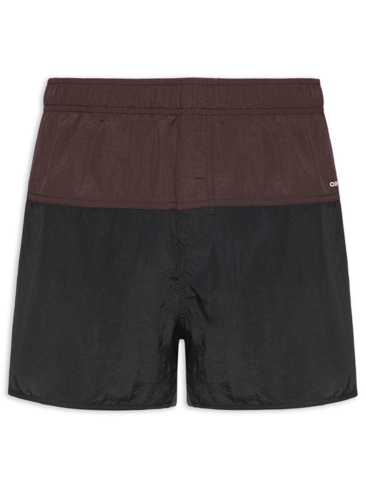 Short Beachwear Masculino Resort Deep Flow Marrom Osklen