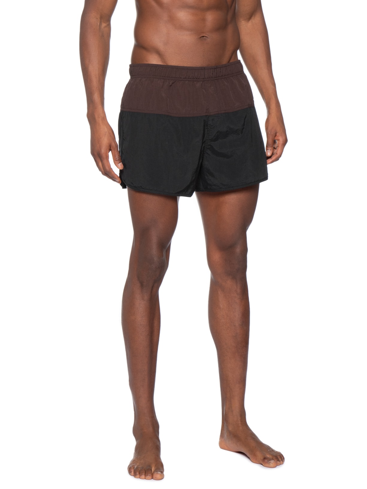 Short Beachwear Masculino Resort Deep Flow Marrom Osklen