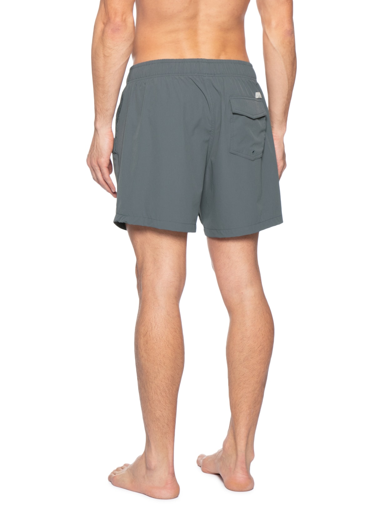 Short Beachwear Masculino Rip Stop UV Cinza Blueman