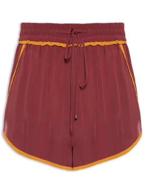 Short Bicolor Vermelho - Vermelho