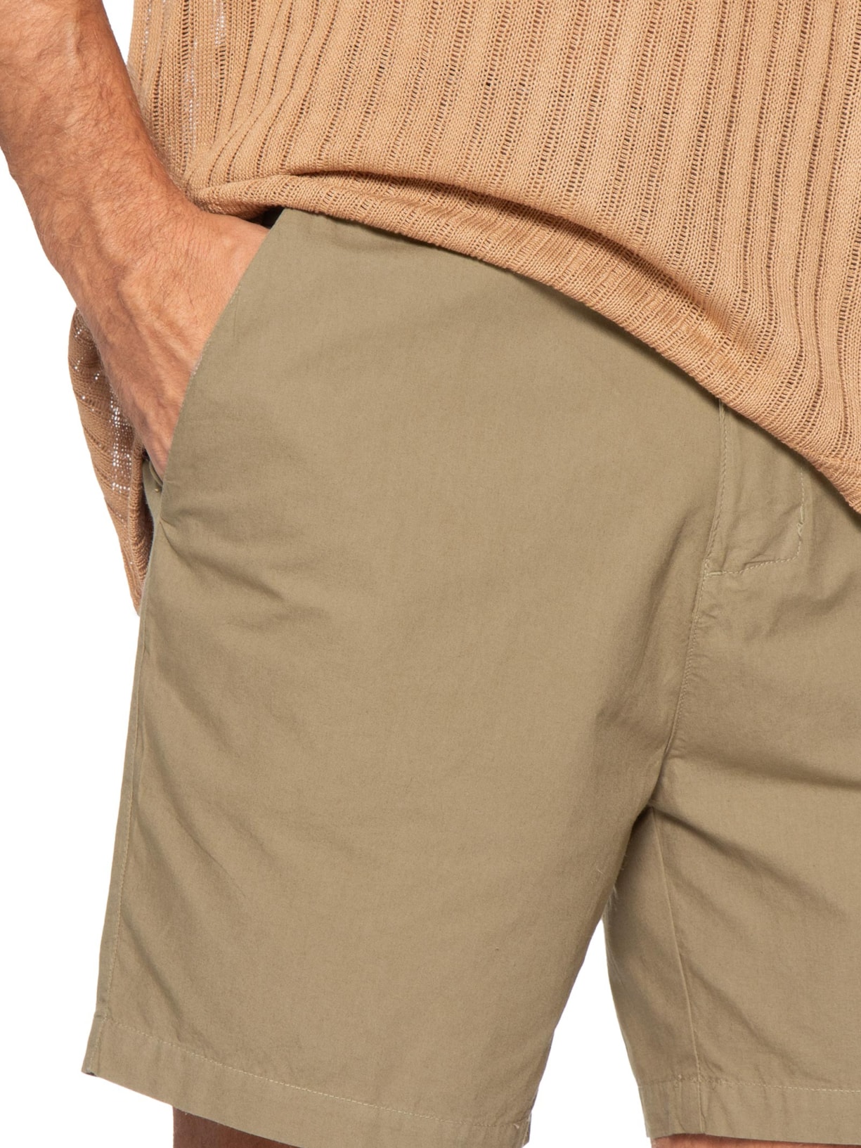 Short Casual De Linho Masculina Flow Bege Osklen