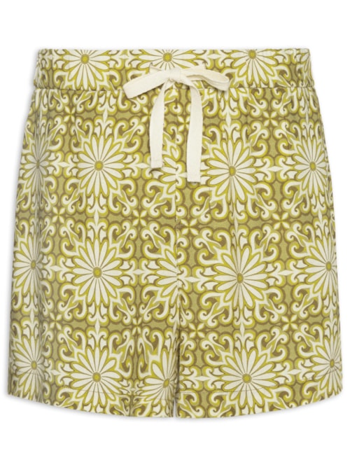 Short Casual Masculina PJ Rustic Caiçara - Amarelo