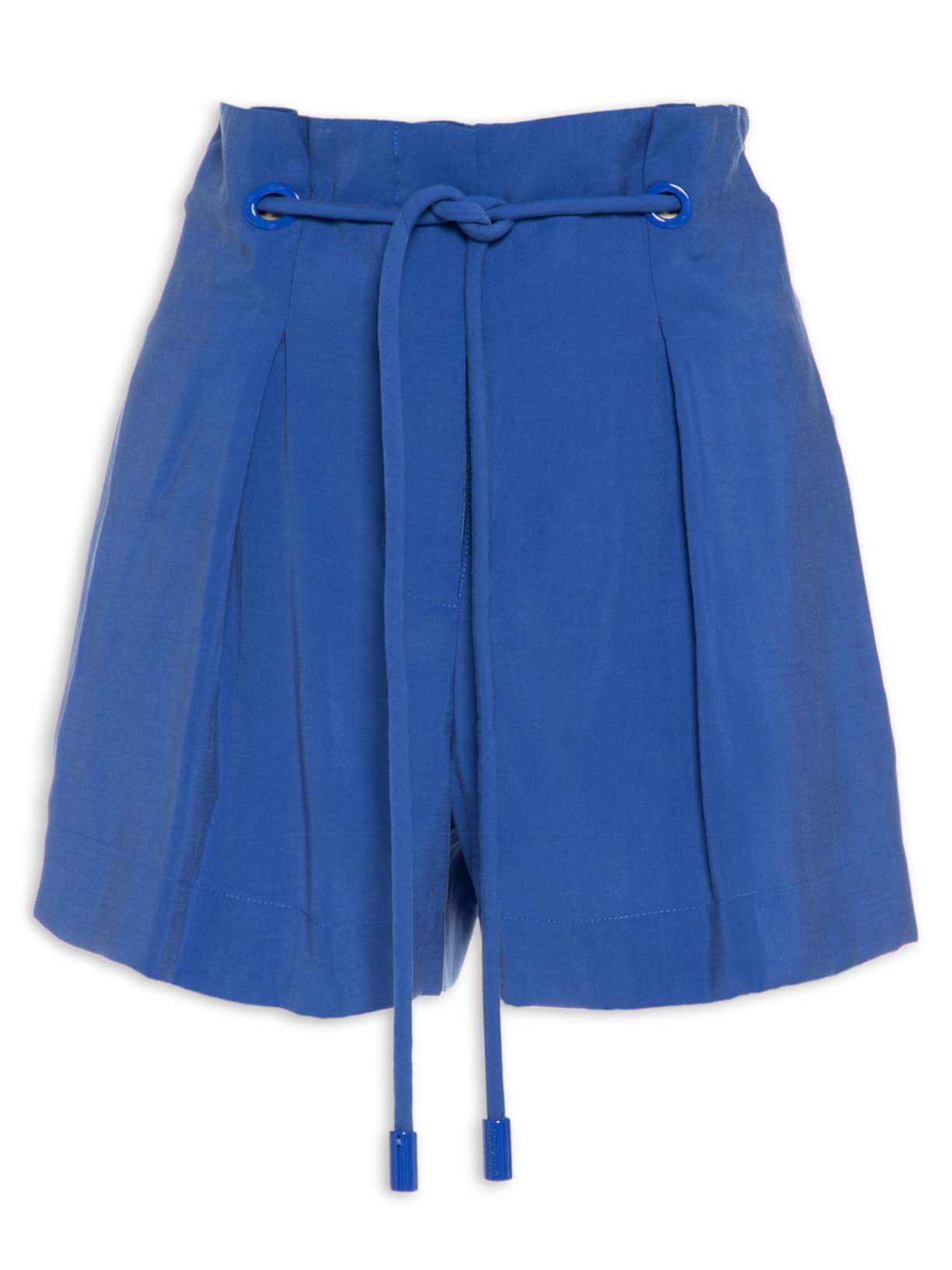 Short Com Cinto - Azul
