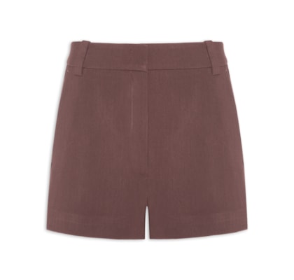Short De Alfaiataria Asa Delta Marrom - Marrom