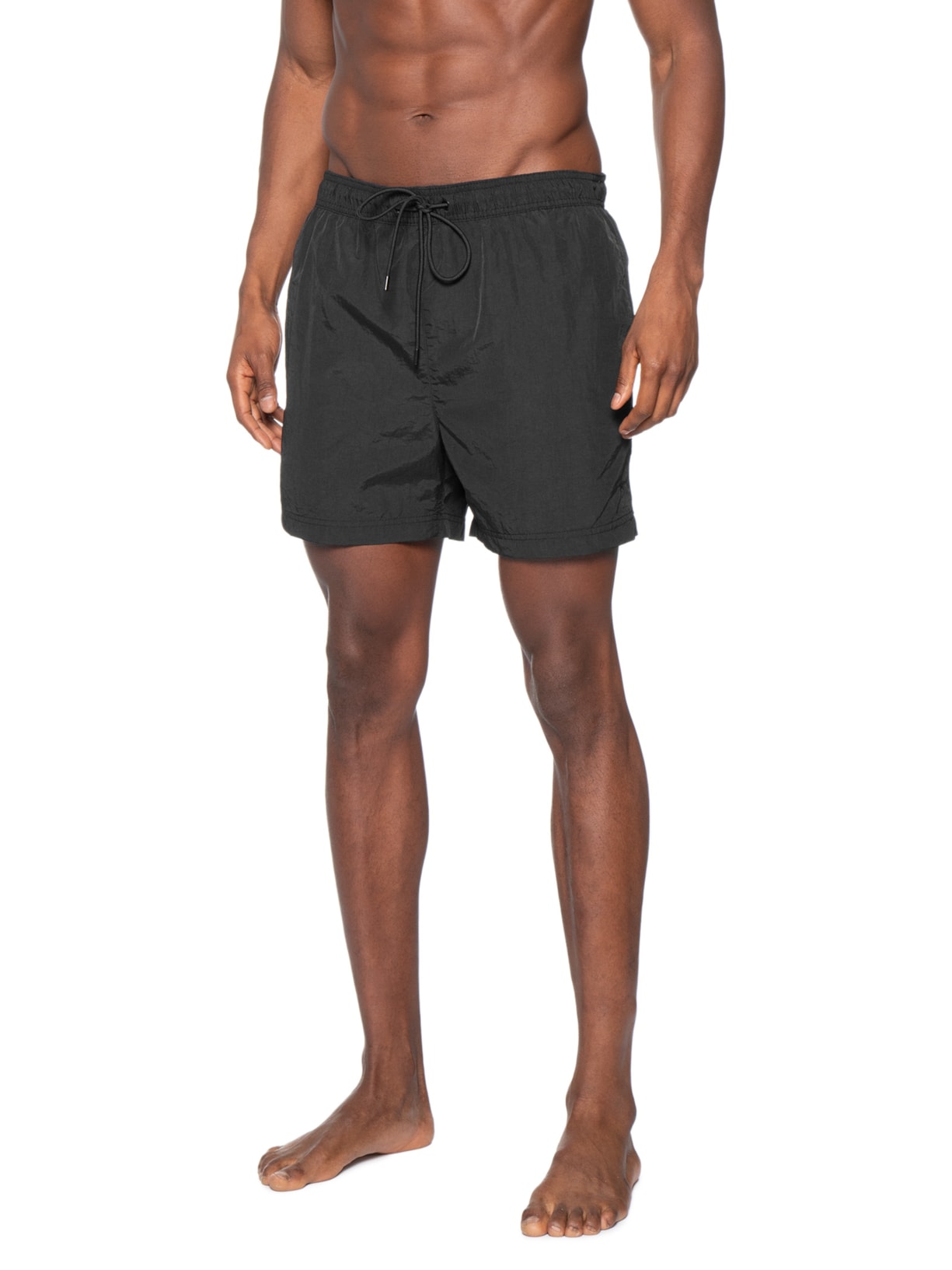 Short De Praia Masculino Básico Preto Hering