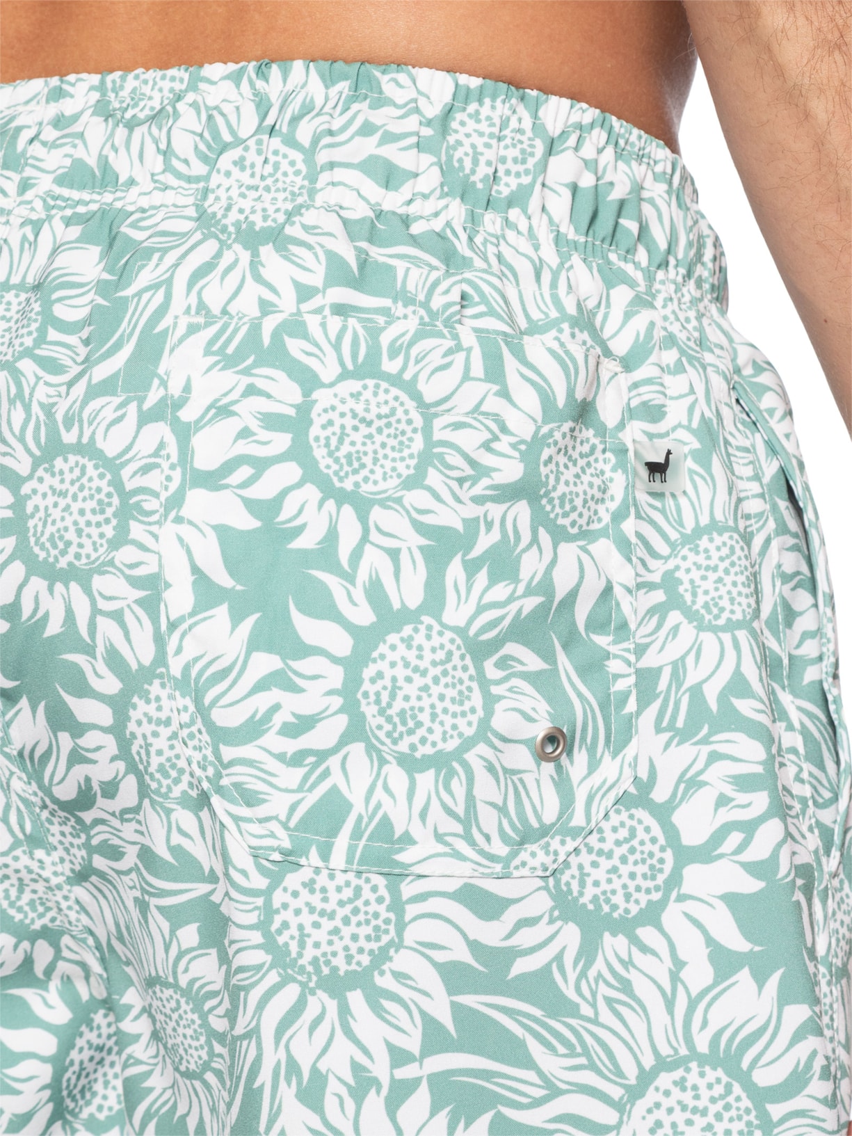 Short De Praia Masculino Girassol Verde Zapalla