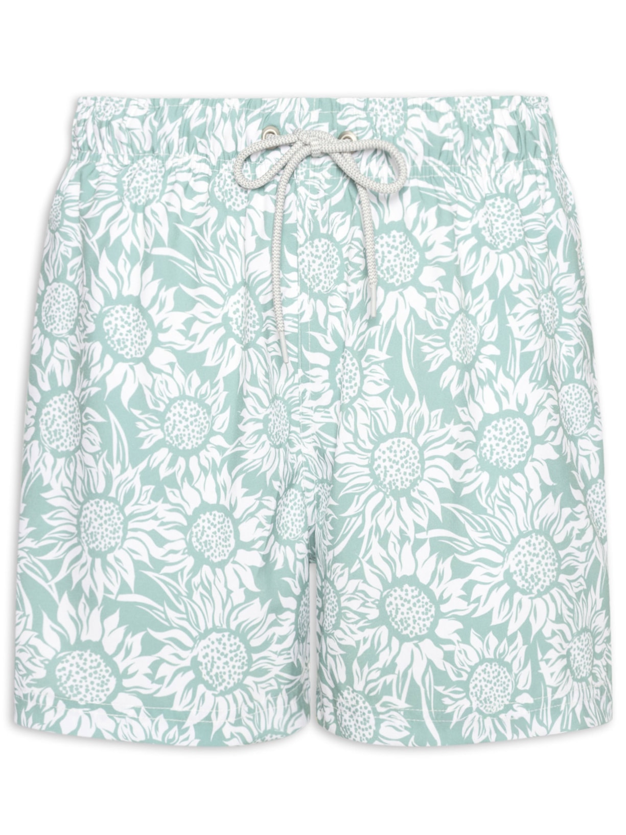 Short De Praia Masculino Girassol - Verde