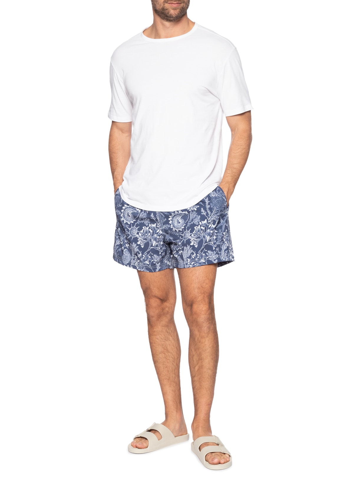 Short De Praia Masculino Mar Azul Zapalla