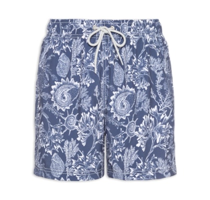 Short De Praia Masculino Mar - Azul