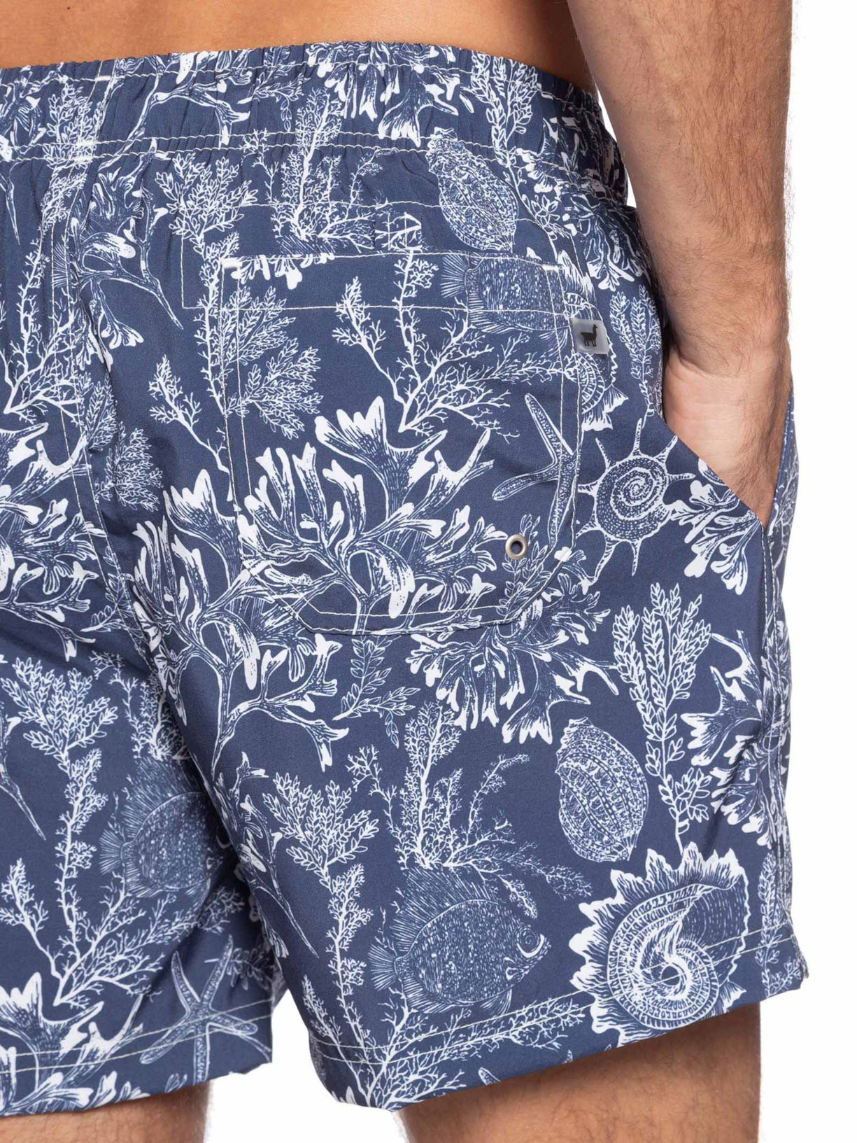 Short De Praia Masculino Mar Azul Zapalla