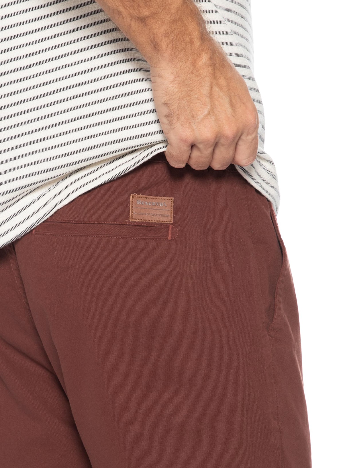 Short de Sarja Masculino Day – Marrom Reserva