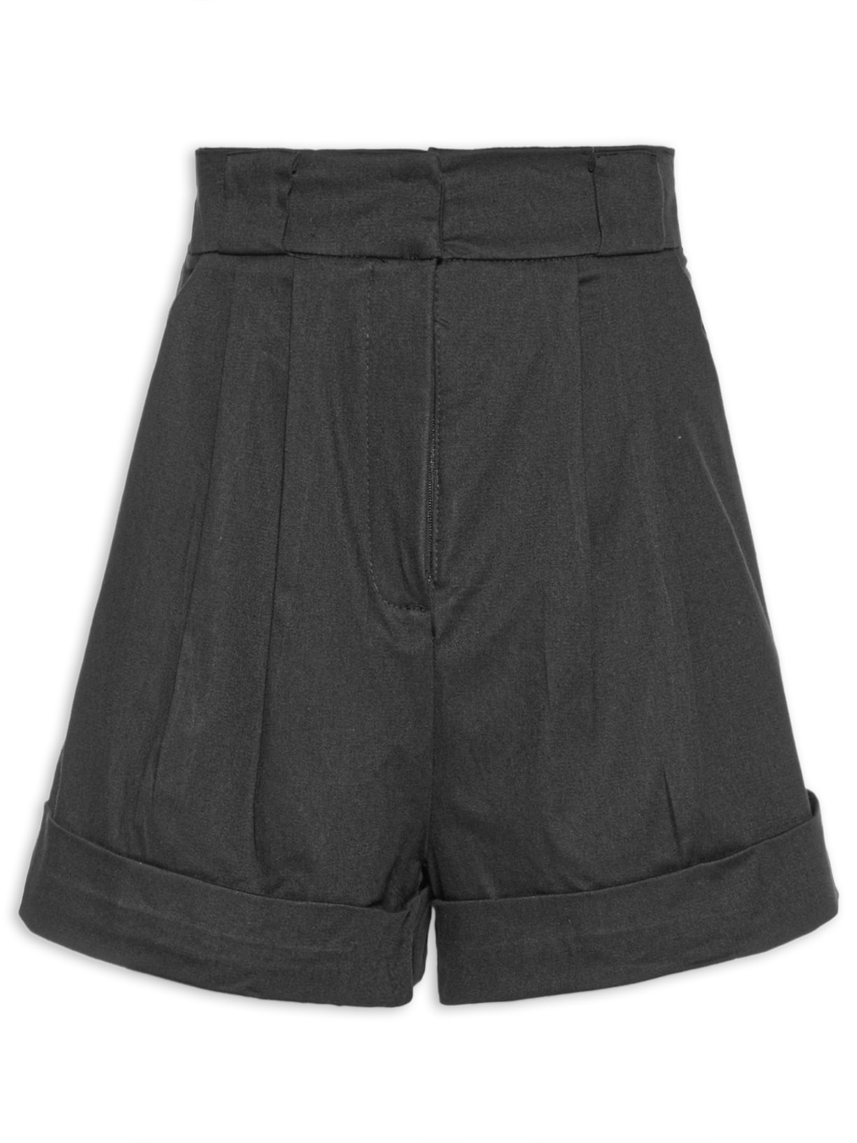 Short Estruturado Bolso - Preto