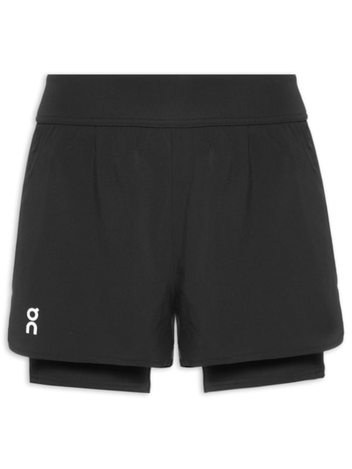 Short Feminino 3" Court 2-In-1 - Preto