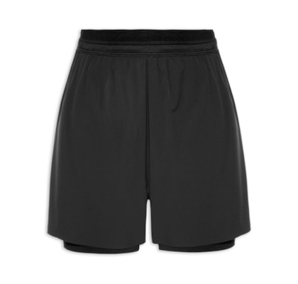 Short Feminino 3 Performance 2/1 - Preto
