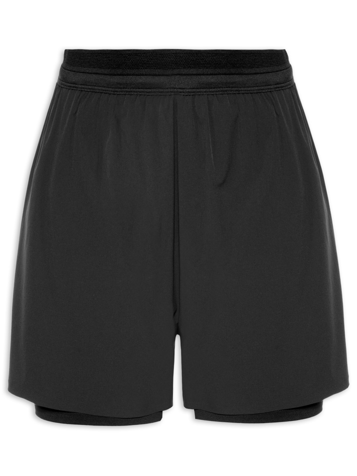 Short Feminino 3° Performance 2/1 - Preto