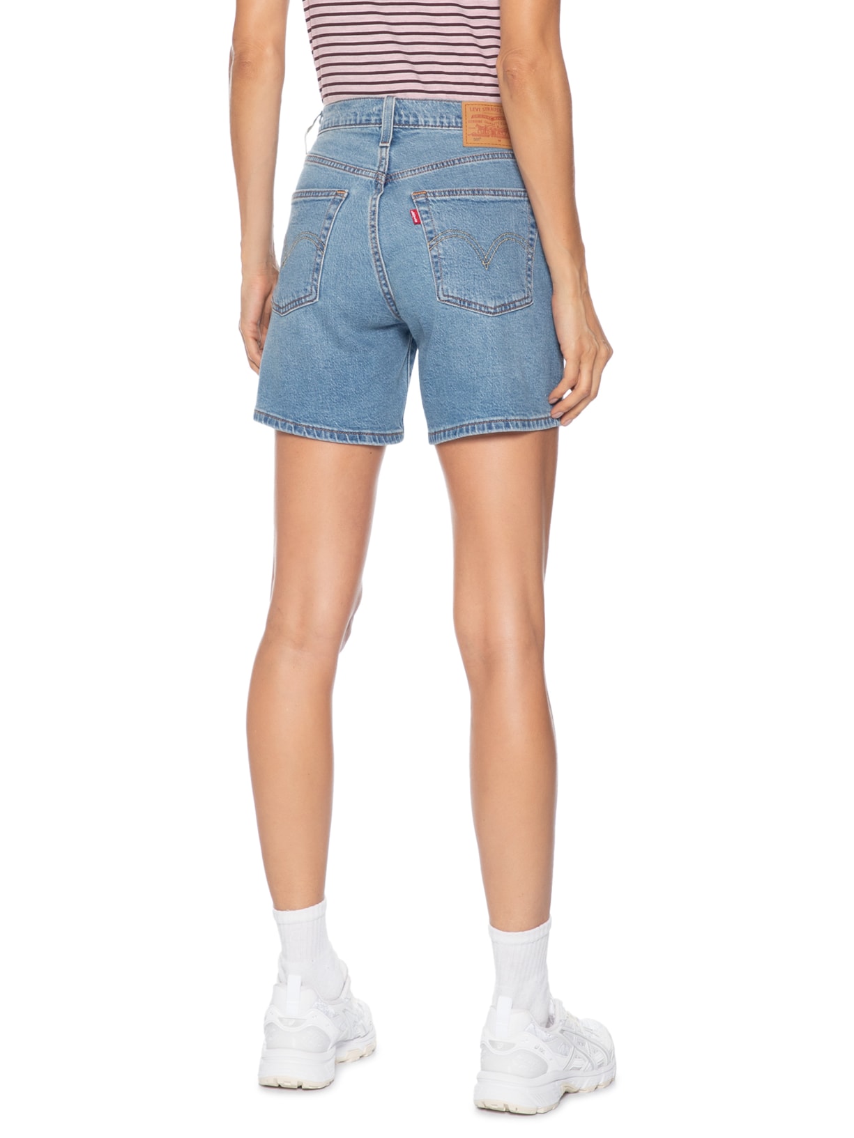 Short Feminino 501 Mid Thing Lw Azul Levi's