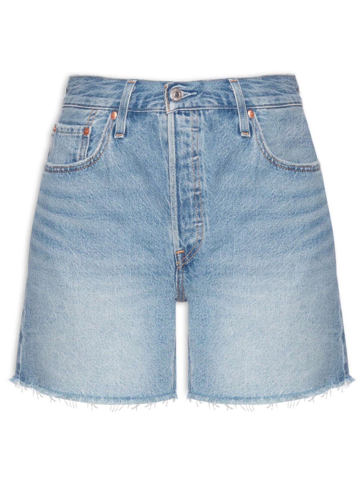 Short Feminino 501® Original Mid Thigh Lw Azul Levi's