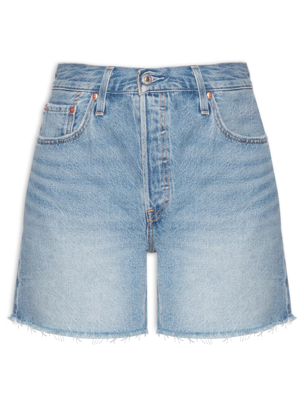 Short Feminino 501® Original Mid Thigh Lw Azul Levi's