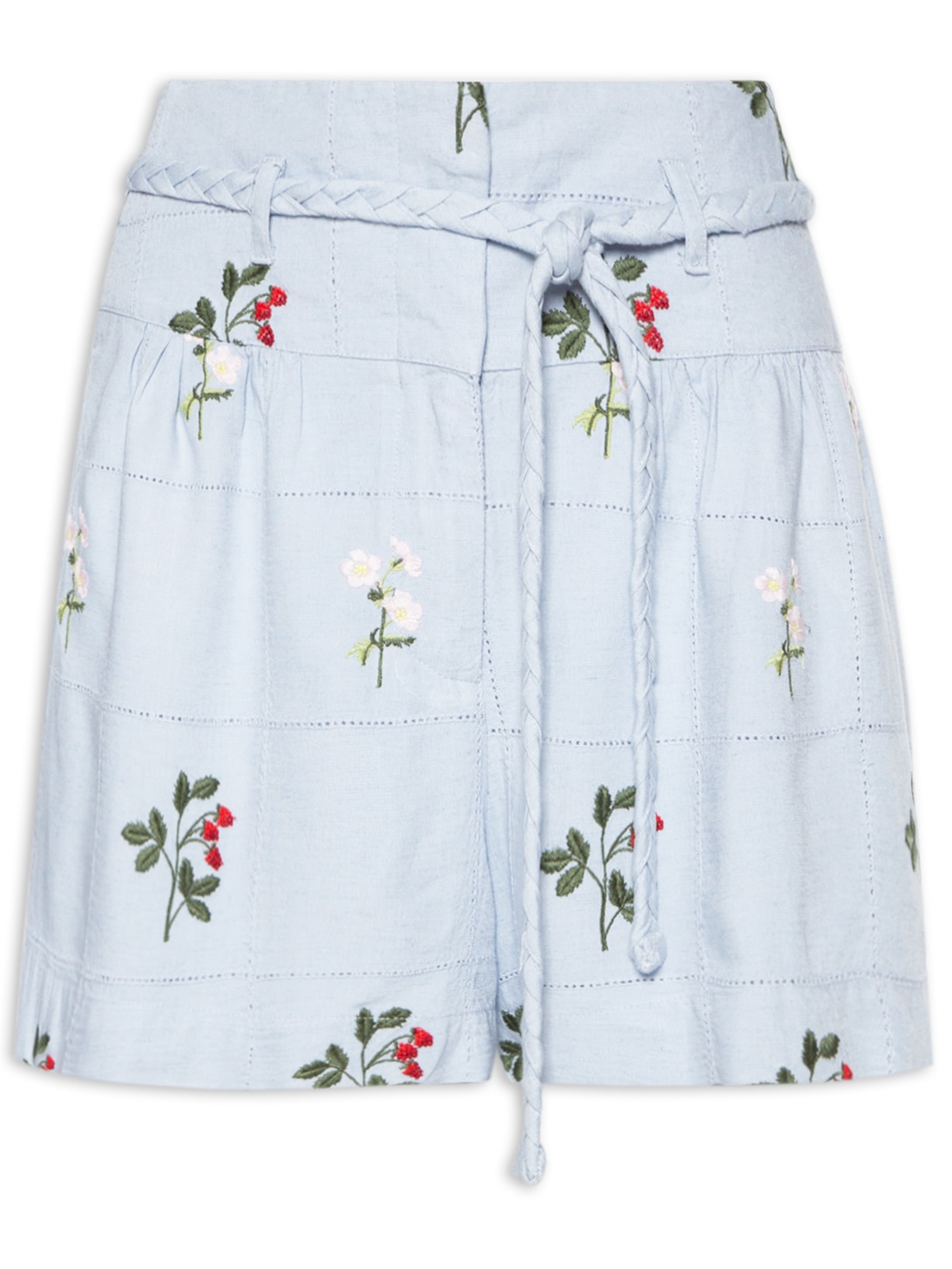 Short Feminino Alana - Azul