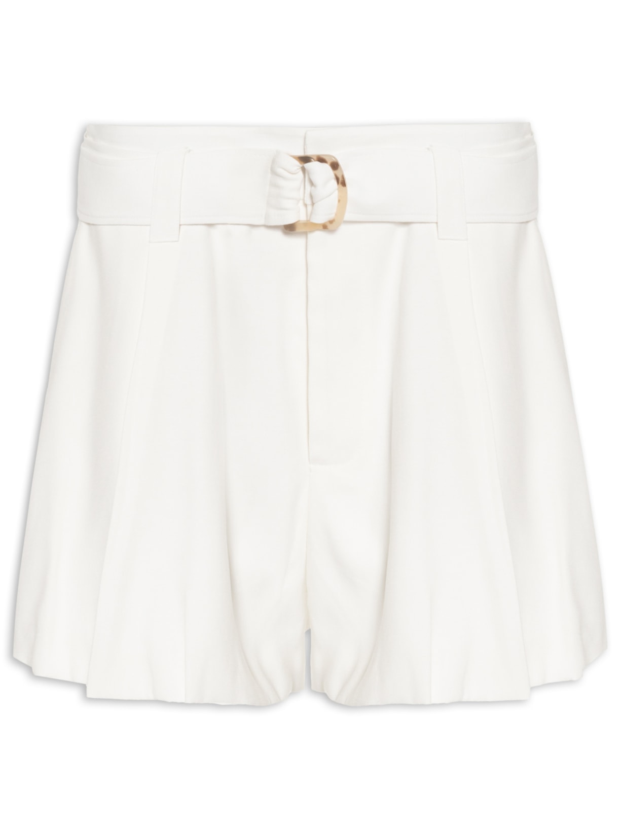 Short Feminino Alfaiataria Balonê - Branco