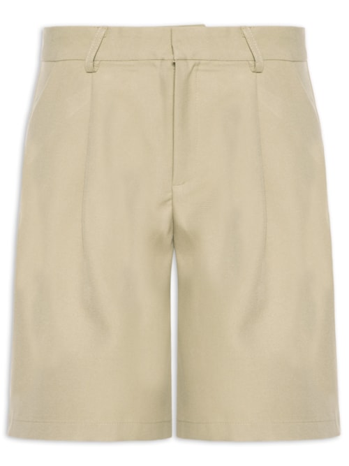 Short Feminino Alfaiataria - Bege