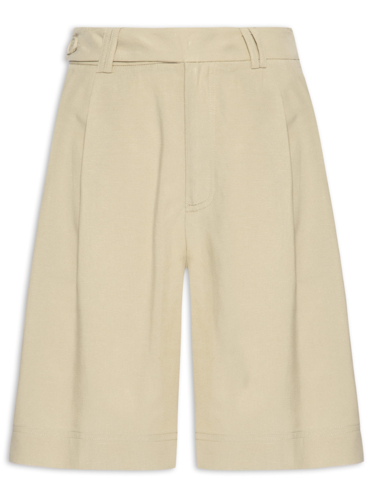 Short Feminino Alfaiataria Marieta - Bege