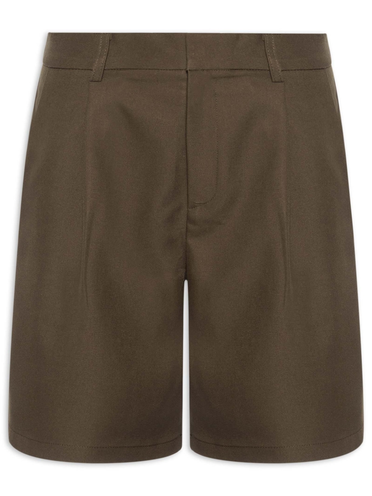 Short Feminino Alfaiataria - Marrom