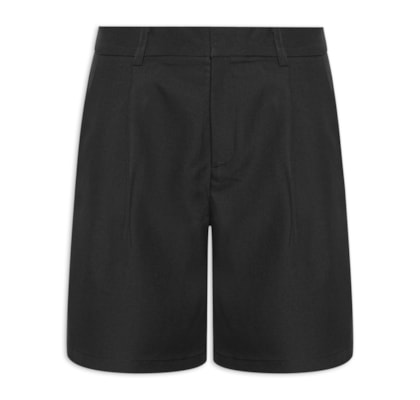 Short Feminino Alfaiataria - Preto