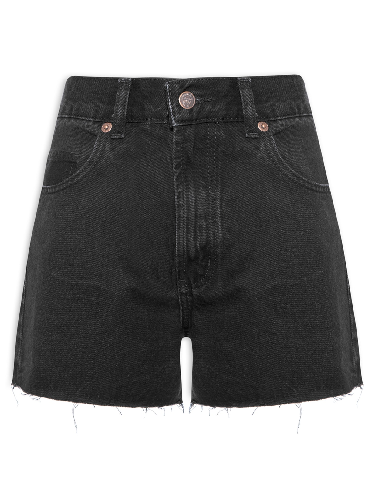 Short Feminino Antique Black Jeans - Preto