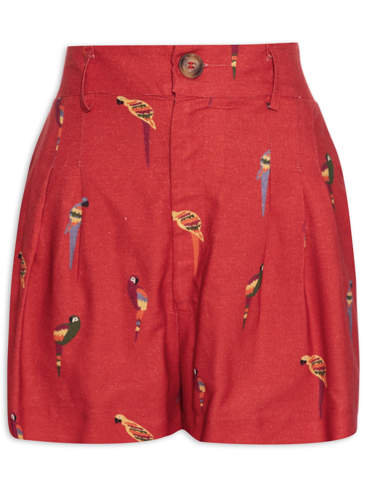 Short Feminino Araritas - Vermelho