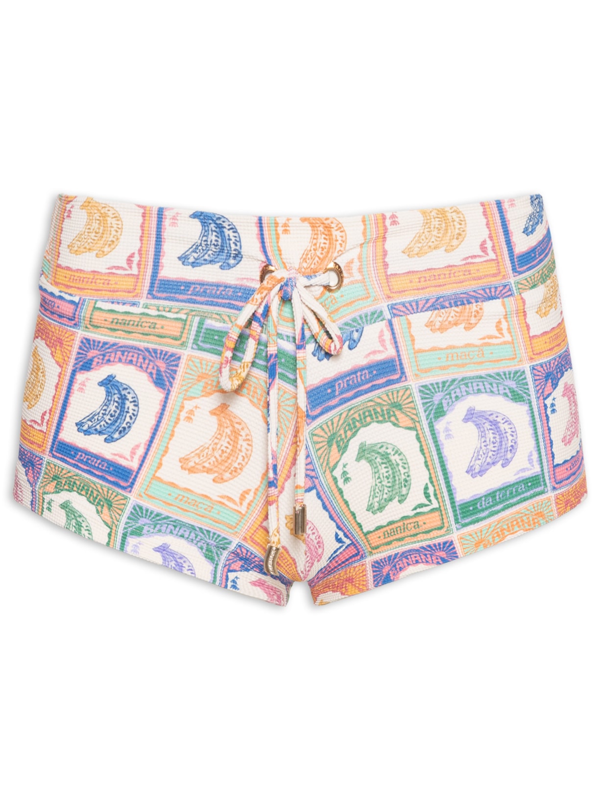 Short Feminino Banana Selo - Bege
