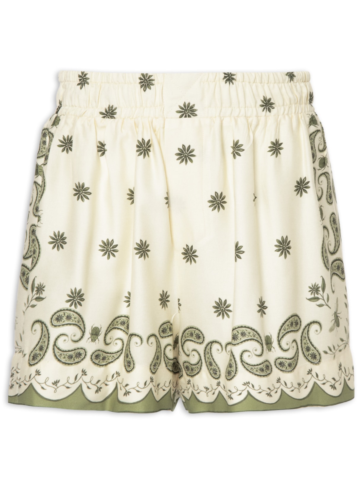 Short Feminino Bandanas Jardim Verde Farm