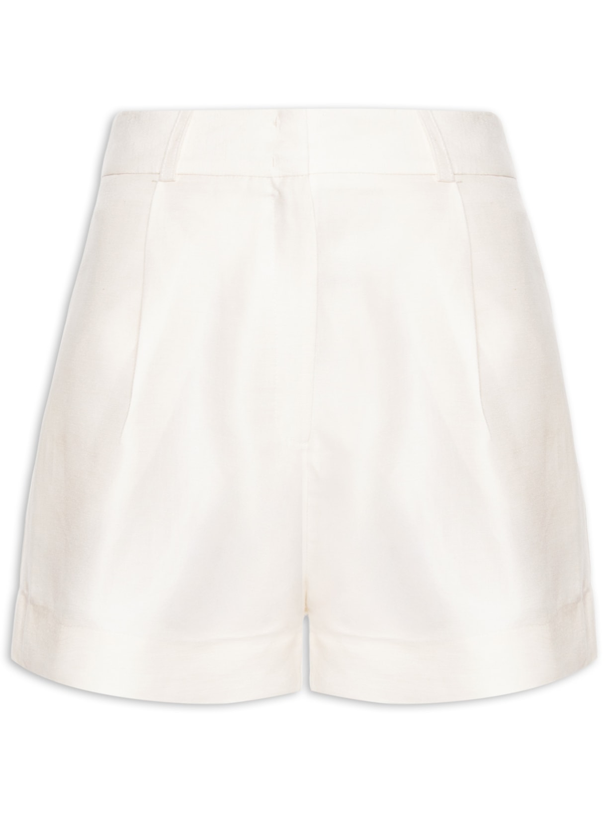 Short Feminino Basic Branco Animale