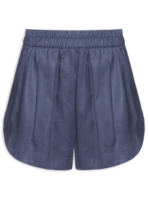 Short Feminino Basic Denim - Azul