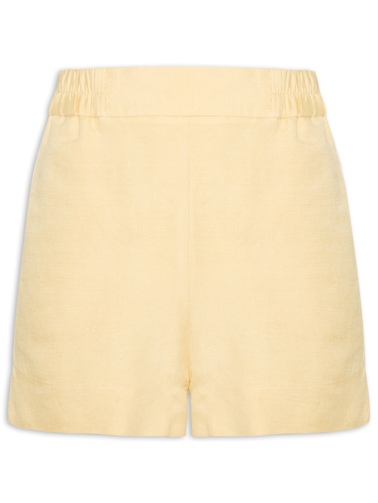 Short Feminino Basic Golden Amarelo Animale
