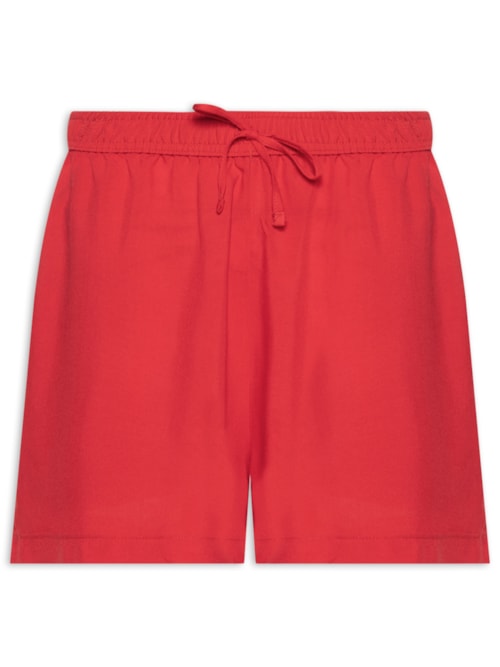 Short Feminino Básico Comfy - Vermelho
