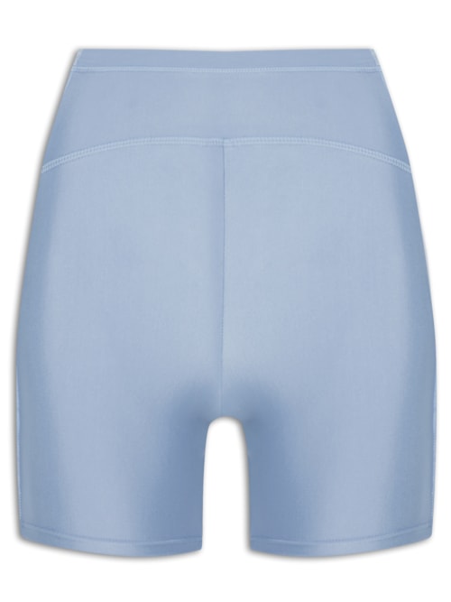 Short Feminino Biker Liso - Azul