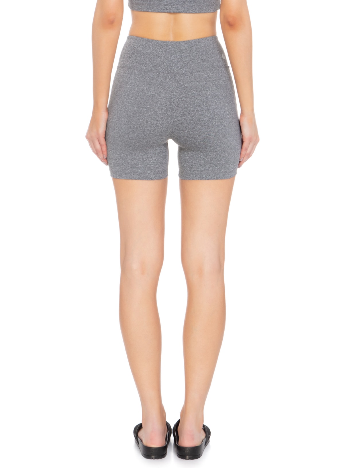 Short Feminino Bio Carol Yogini Cinza Yogini