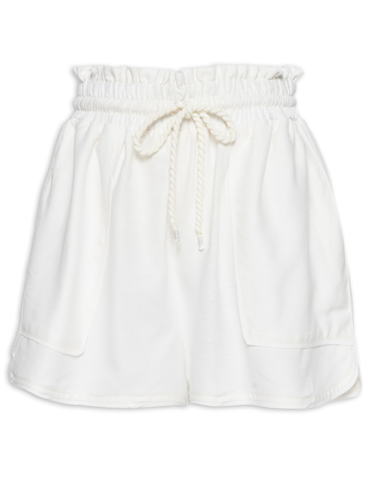 Short Feminino Bolso - Branco