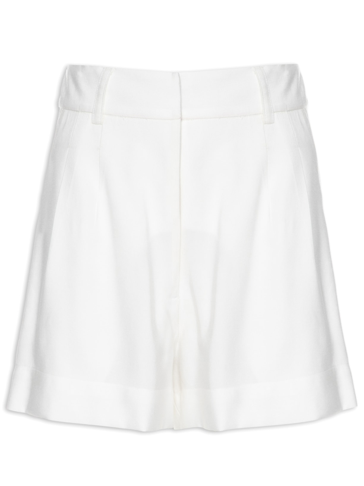 Short Feminino Bolso Faca - Branco