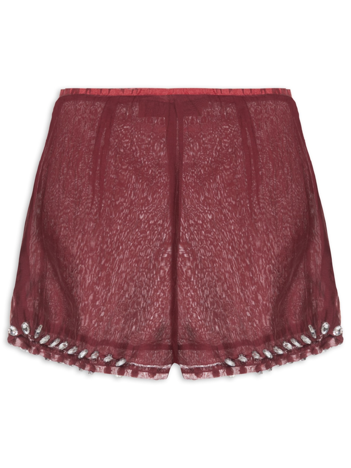 Short Feminino Cabernet Vermelho Marina Bitu