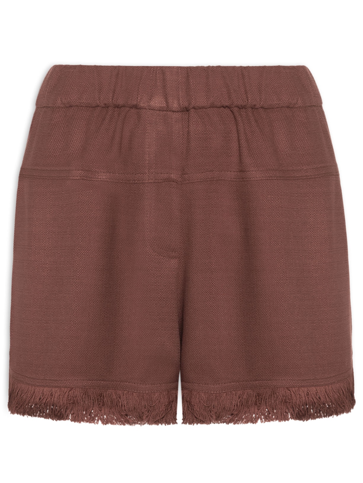 Short Feminino Com Franja Branco Dress To