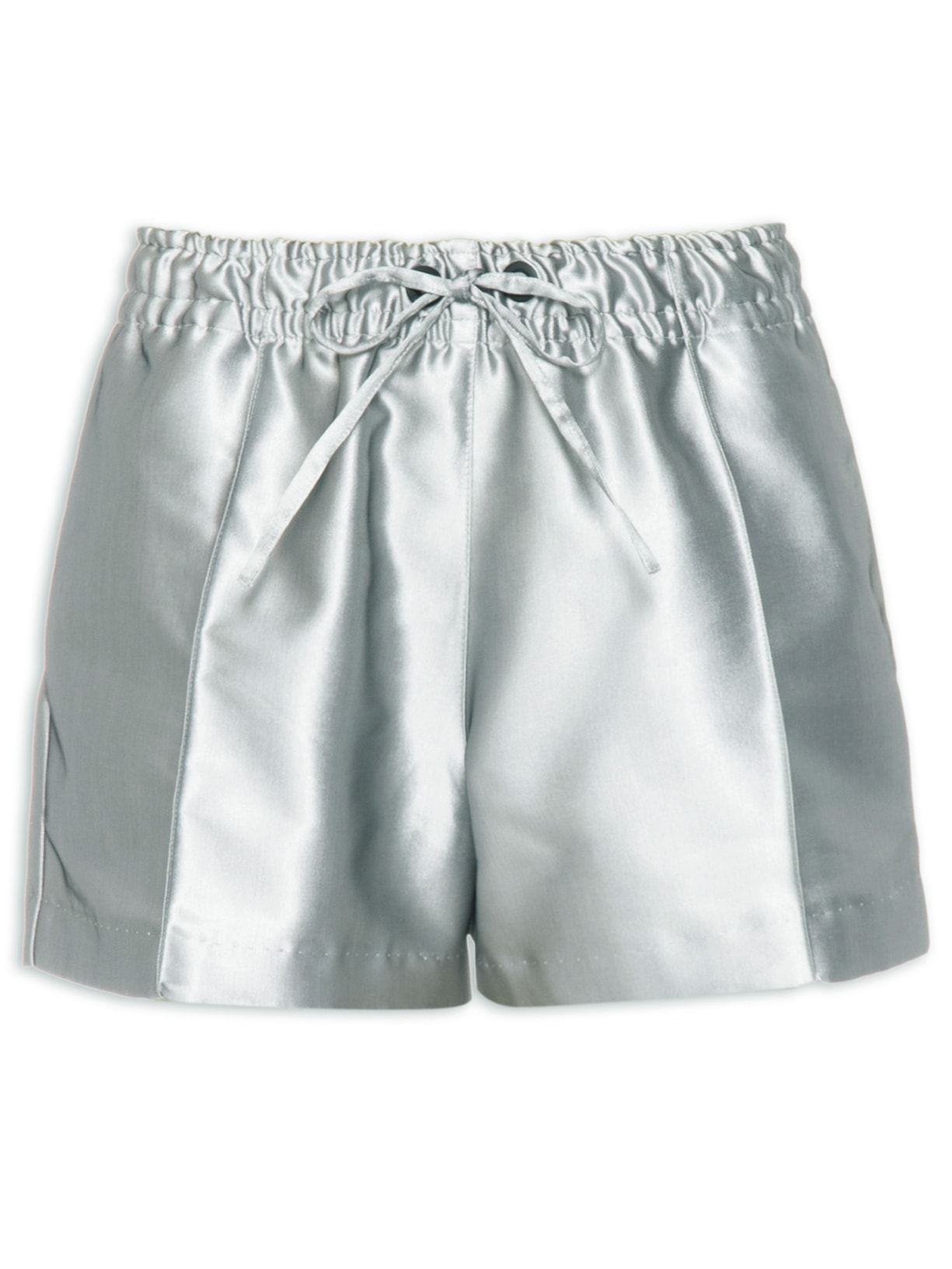Short Feminino Com - Prata