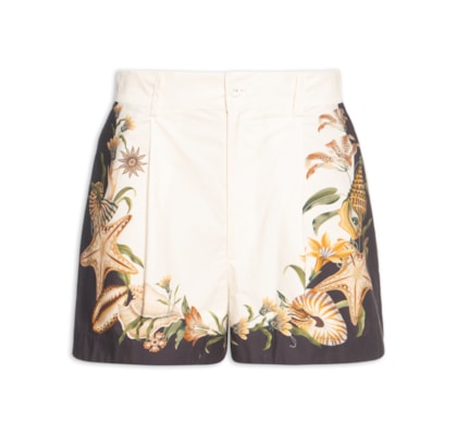 Short Feminino Concha Surreal - Branco